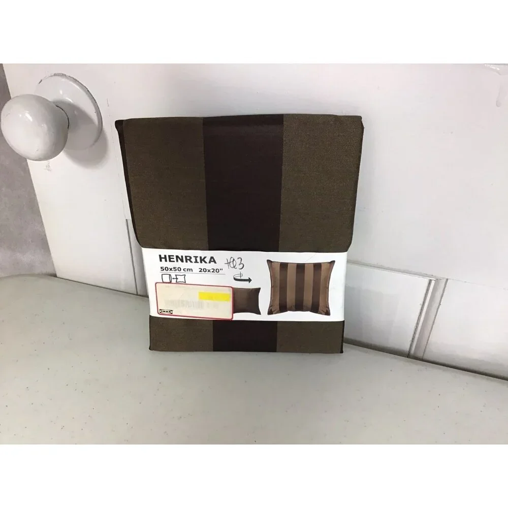 Ikea Pillow Sham Henrika 20” Square New